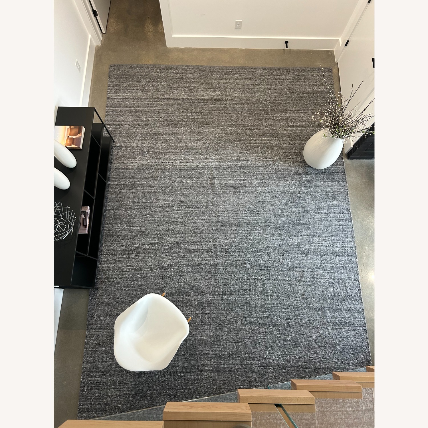 Crate & Barrel Wyoming Performance Handwoven Area Rug 10X14 - image-3