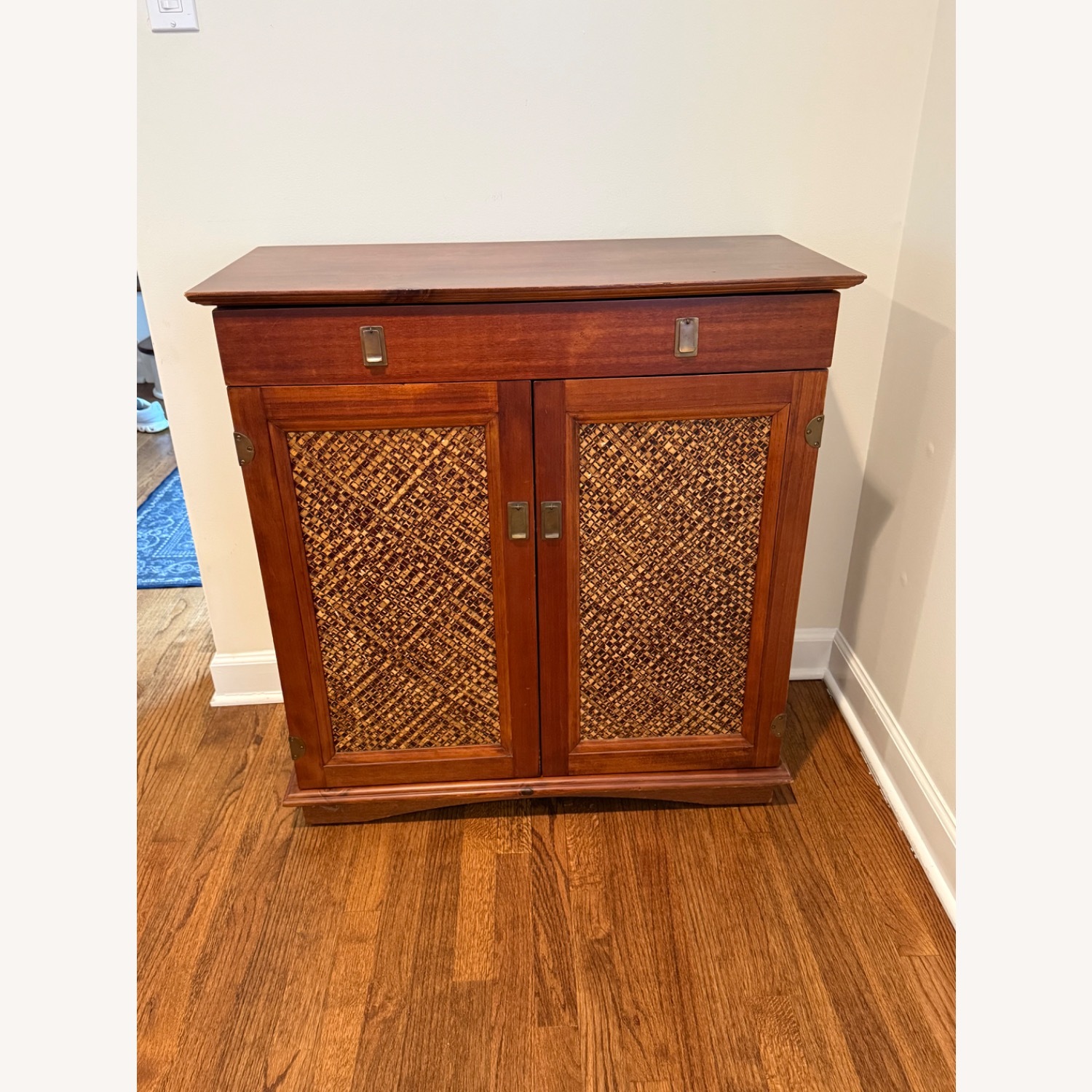 Pier 1 Imports Dark Brown Wood Sideboard - image-2