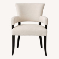 Arhaus Fallyn Natural Fabric Dining Chair