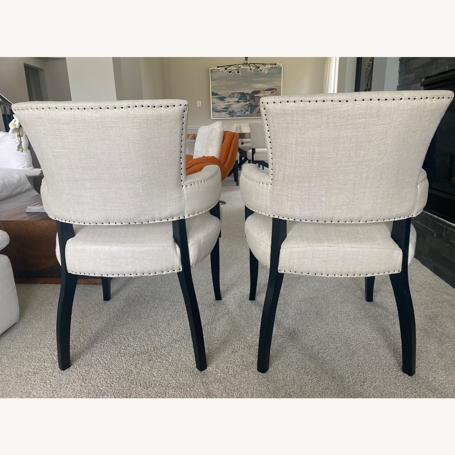 Arhaus Fallyn Natural Fabric Dining Chair - image-4