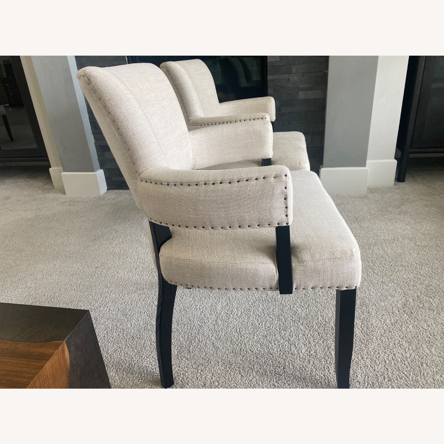 Arhaus Fallyn Natural Fabric Dining Chair - image-3