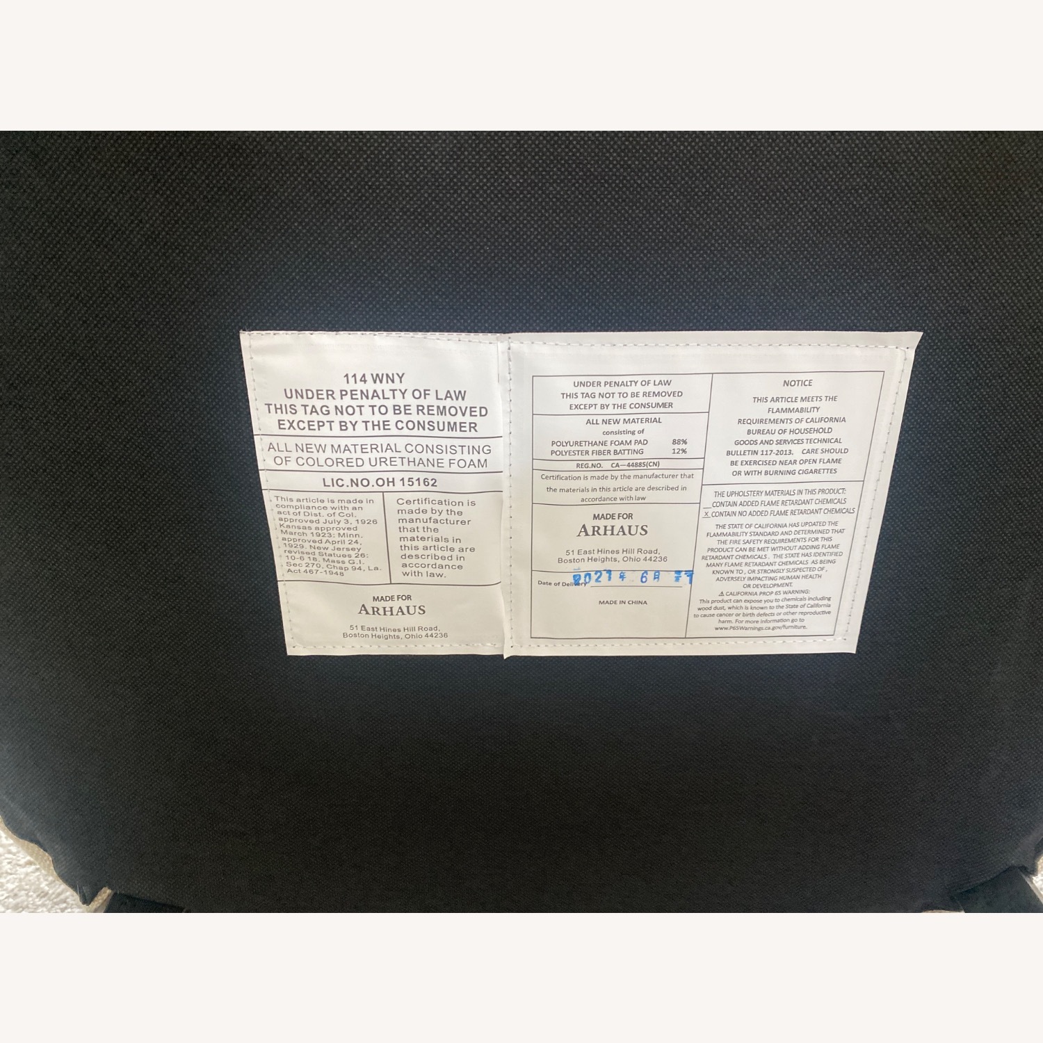 Arhaus Fallyn Natural Fabric Dining Chair - image-6