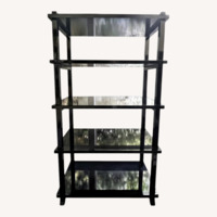 Baker Furniture Black Etagere