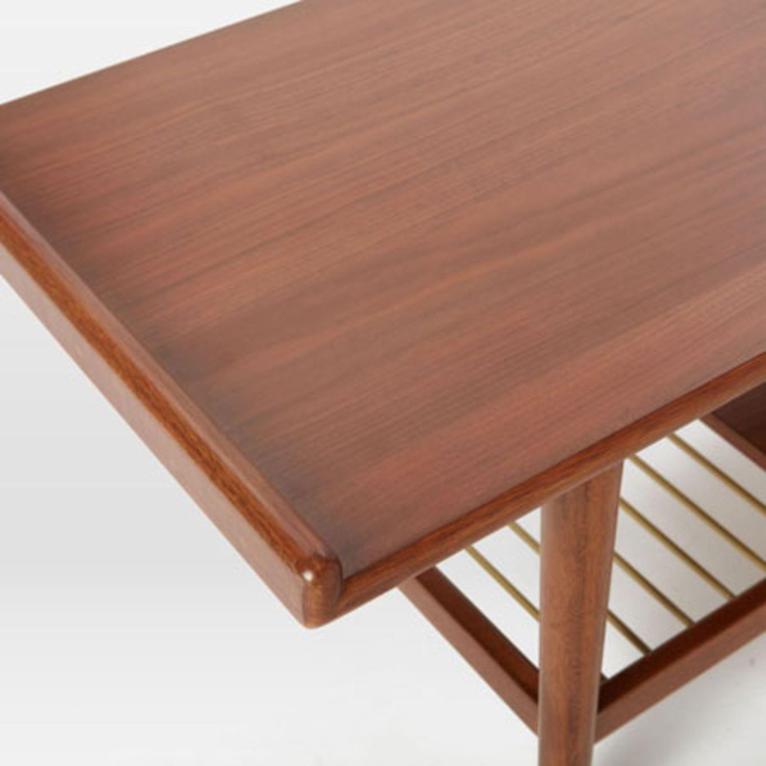 West Elm Mid-Century Metal Slat Bench - image-5