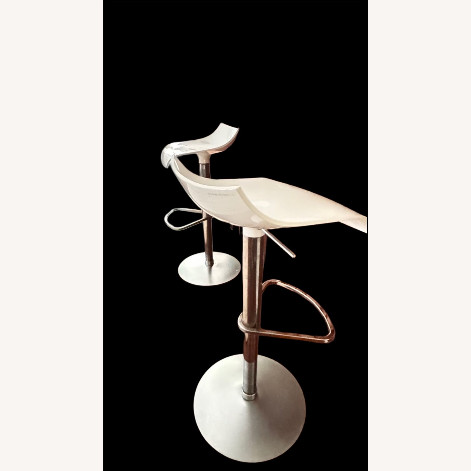 Ligne Roset Bar Stools Modern White 2 - image-1