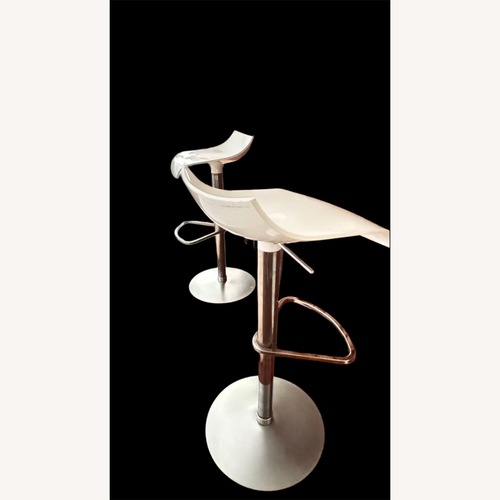 Used Ligne Roset Bar Stools Modern White 2 for sale on AptDeco