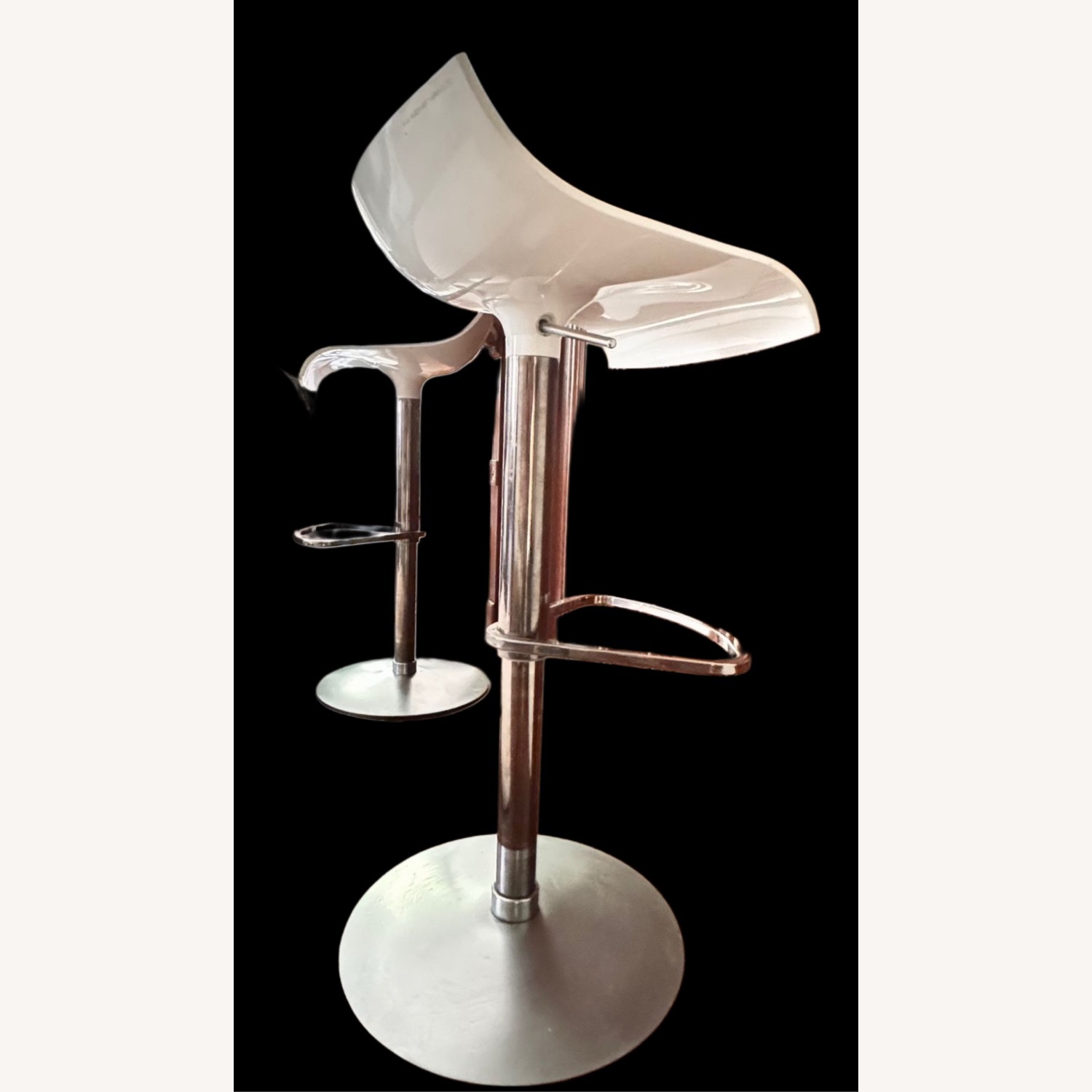 Ligne Roset Bar Stools Modern White 2 - image-2