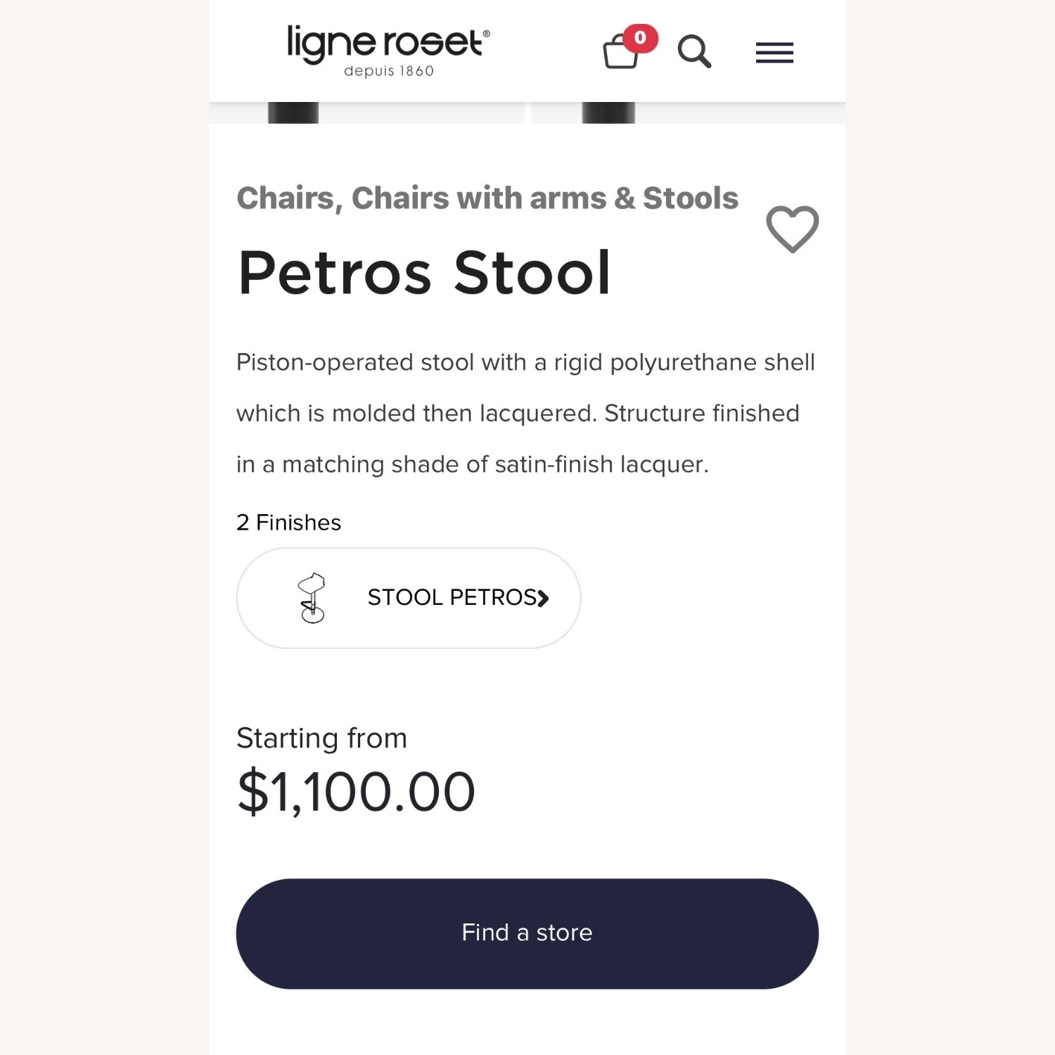 Ligne Roset Bar Stools Modern White 2 - image-10