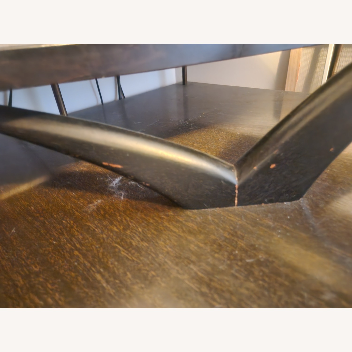 Dark Brown Wood Side Table - image-6