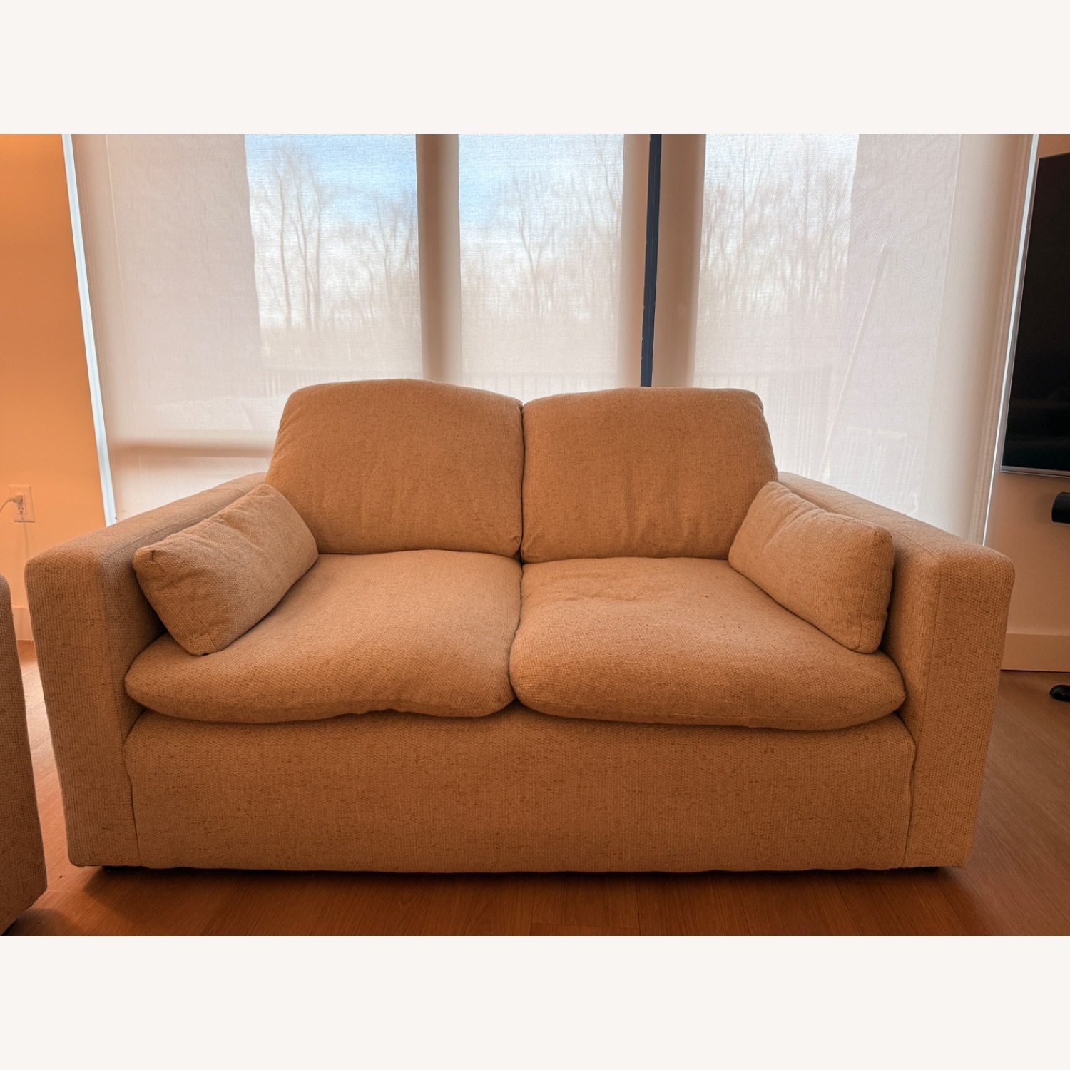 Ashley Furniture Natural Fabric 2 Seater Sofa - image-6