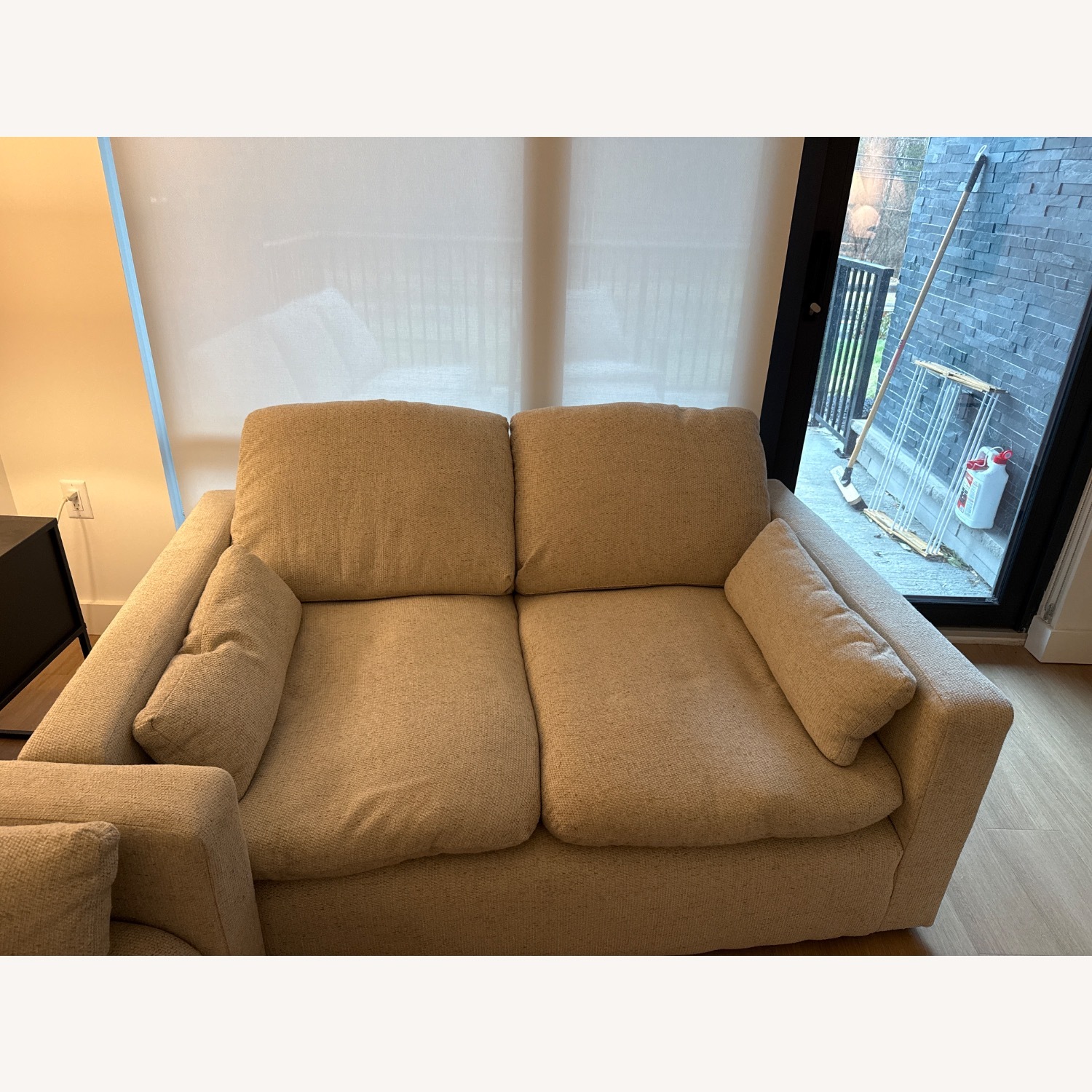 Ashley Furniture Natural Fabric 2 Seater Sofa - image-2