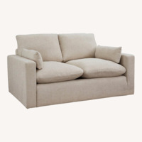 Ashley Furniture Natural Fabric 2 Seater Sofa