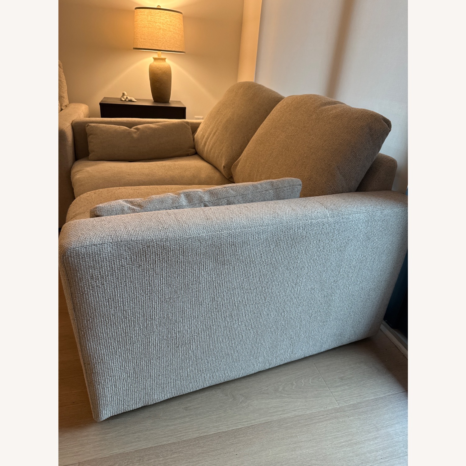 Ashley Furniture Natural Fabric 2 Seater Sofa - image-3