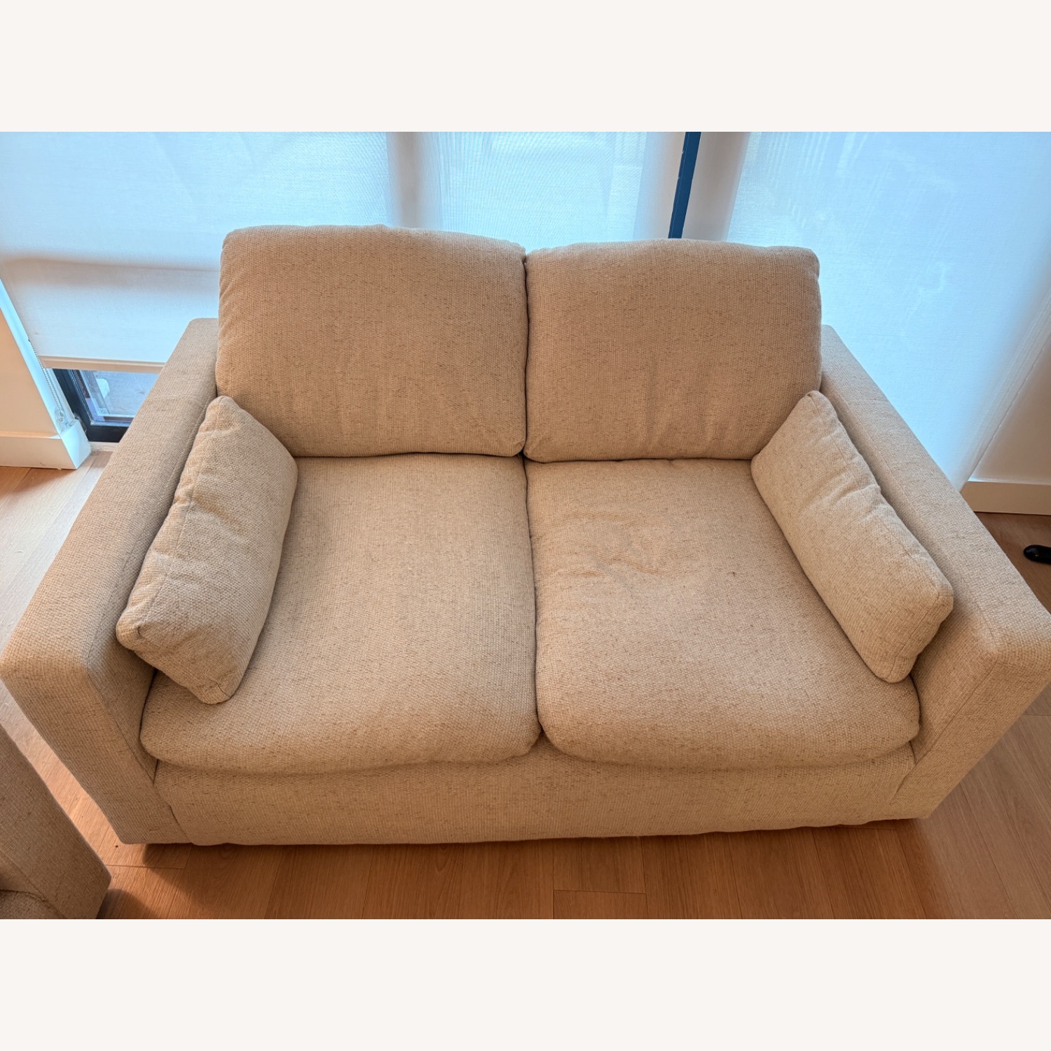 Ashley Furniture Natural Fabric 2 Seater Sofa - image-7