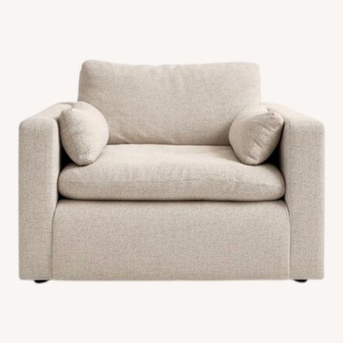 Used Ashley Furniture Natural Fabric Loveseat for sale on AptDeco