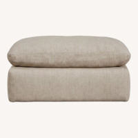 Ashley Furniture Natural Fabric Ottoman