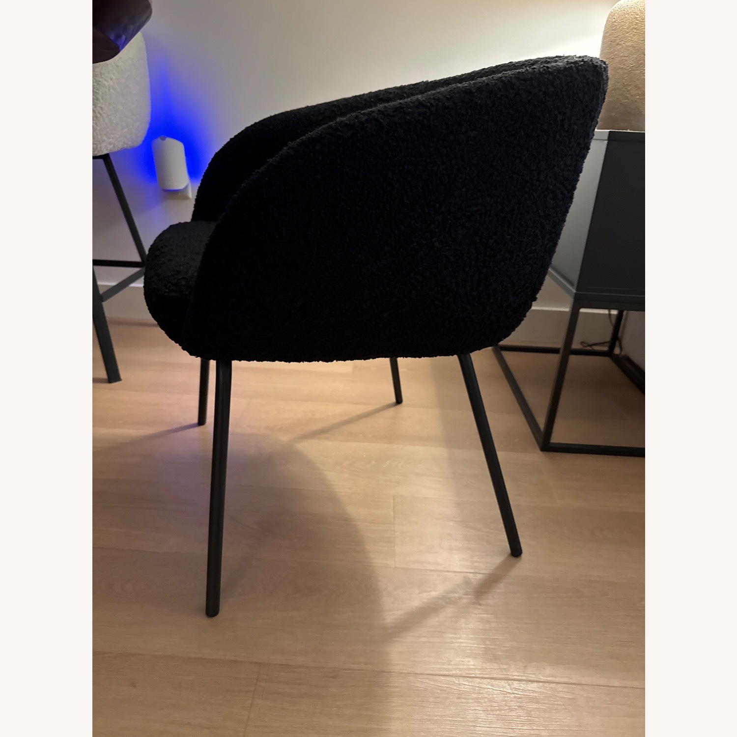 Amazon Black Fabric Dining Chairs - image-2
