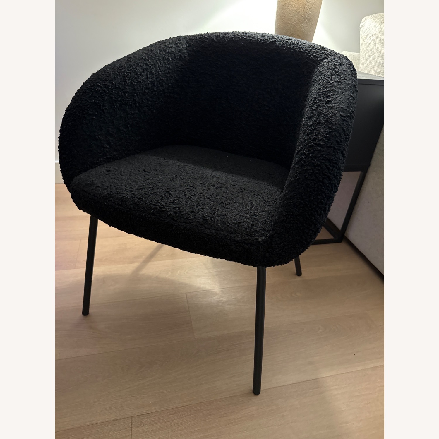 Amazon Black Fabric Dining Chairs - image-3