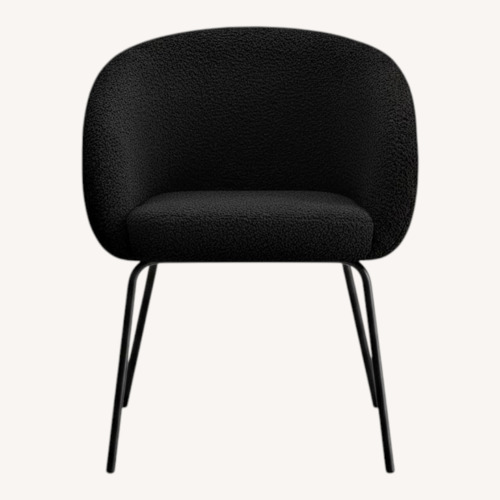 Used Amazon Black Fabric Dining Chairs for sale on AptDeco