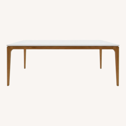 Used Rove Concepts Lars White Wood Dining Table for sale on AptDeco