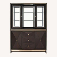 Raymour & Flanigan Callister Dark Brown Wall Unit