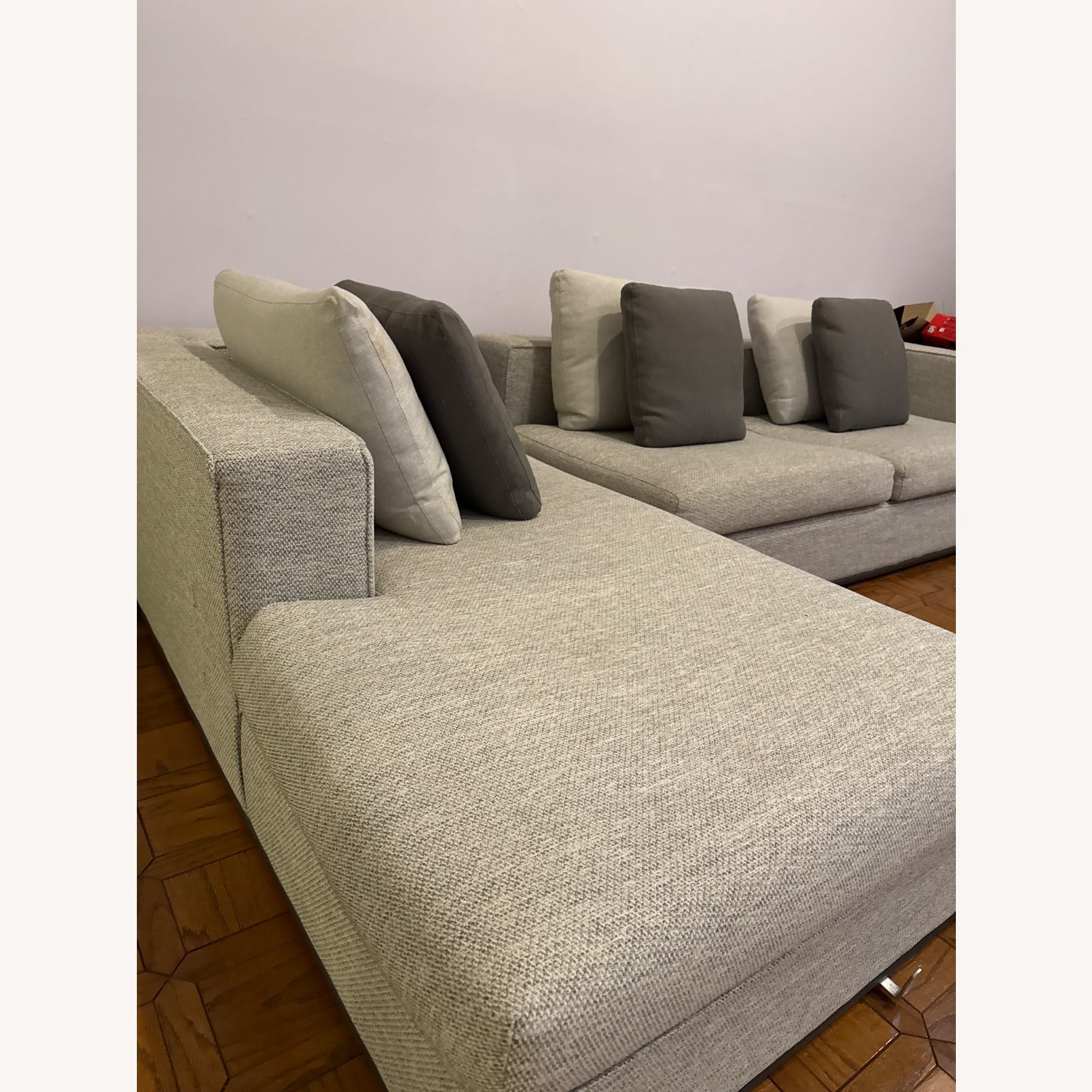Huppé Modular Sofa Light Gray - image-3