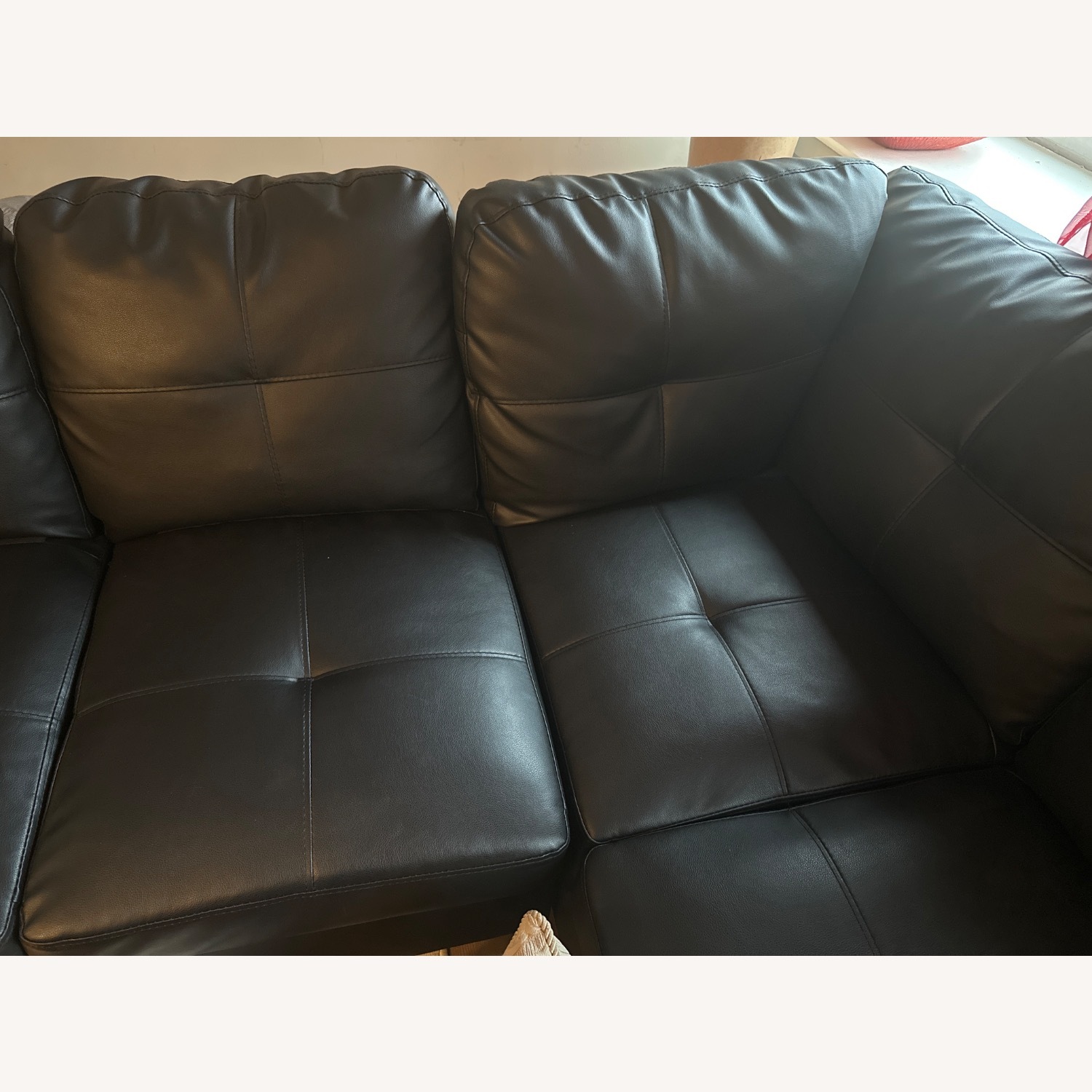 Wayfair Black Leather 3+ Piece Sectional - image-10