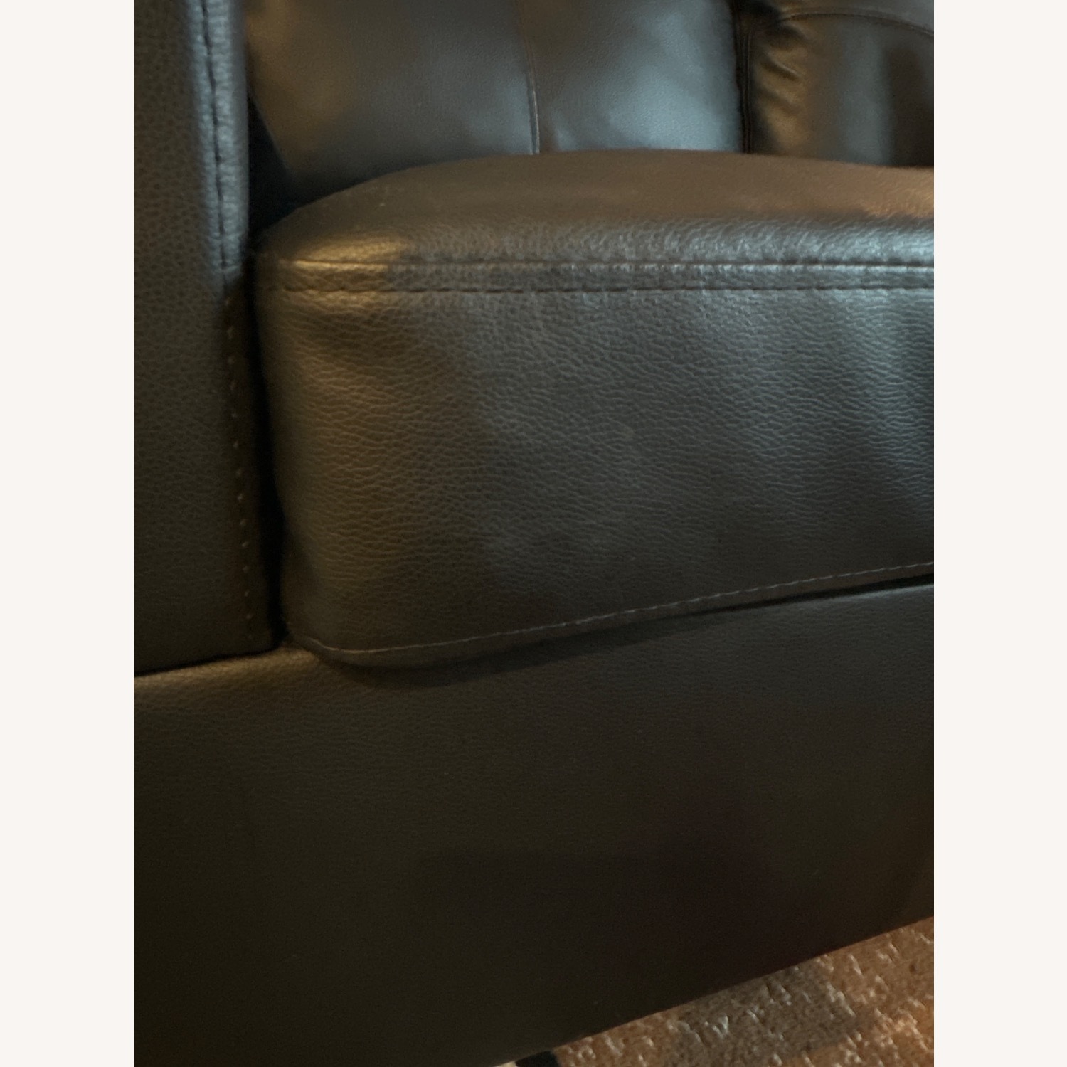 Wayfair Black Leather 3+ Piece Sectional - image-5
