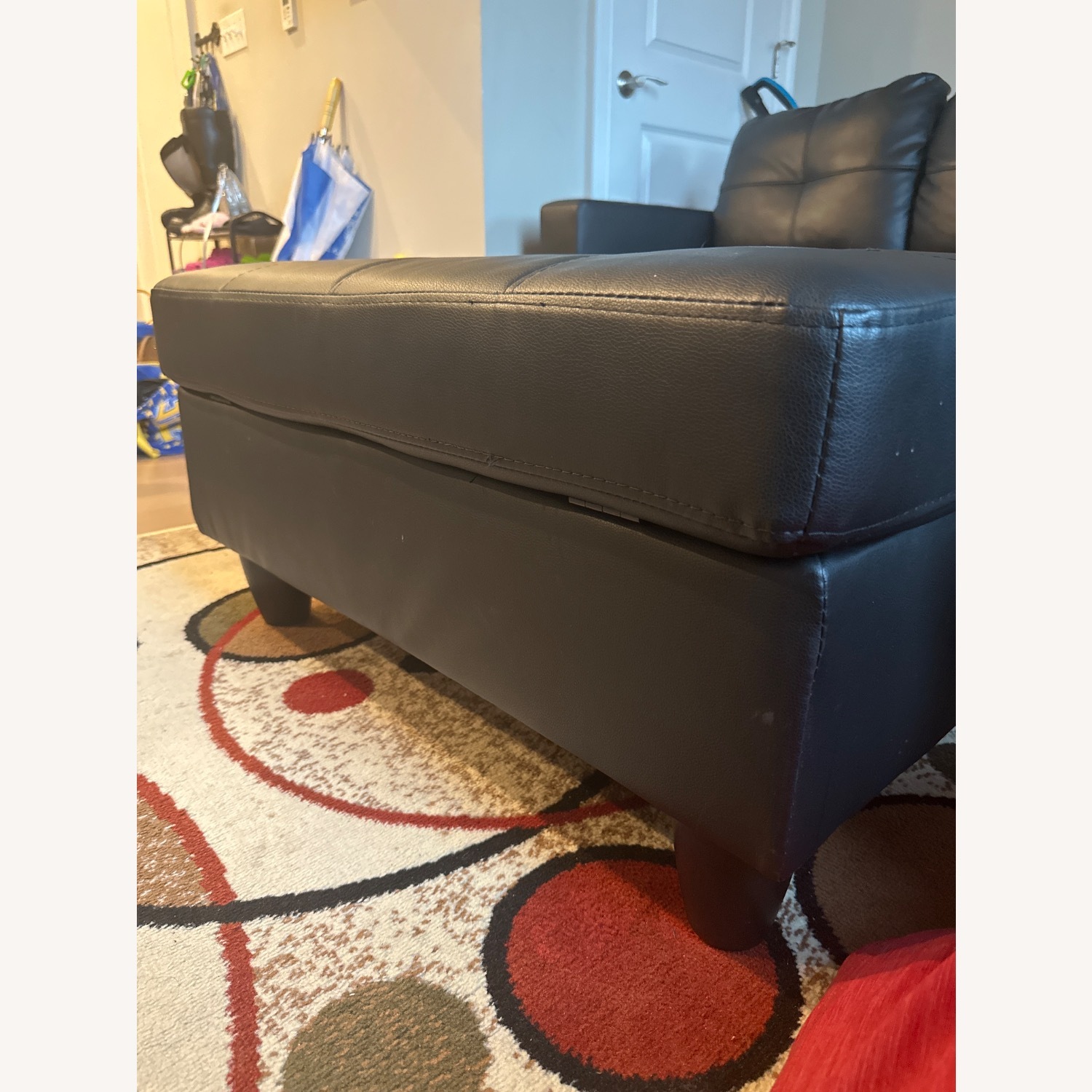 Wayfair Black Leather 3+ Piece Sectional - image-12