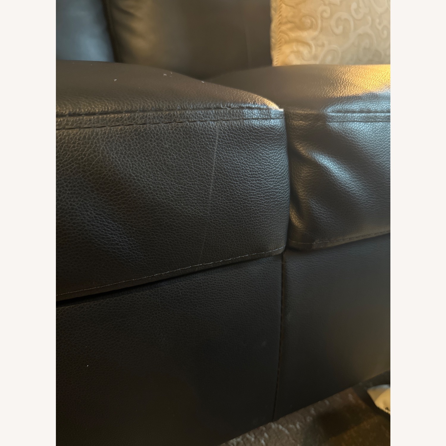 Wayfair Black Leather 3+ Piece Sectional - image-6
