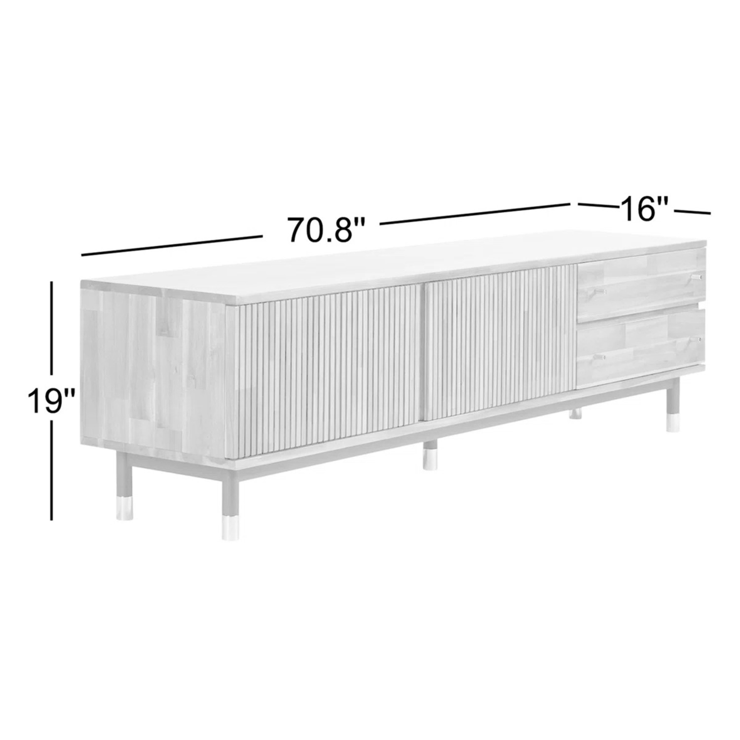 AllModern Acacia Mid Century Modern Media Storage - image-3