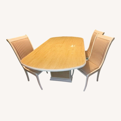 Used John Turano & Sons Inc Pink Dining Table for sale on AptDeco
