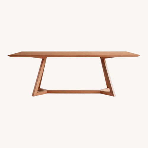 Used Sossego ZYV Natural Wood Dining Table for sale on AptDeco
