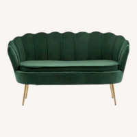 Wayfair Green Fabric Loveseat