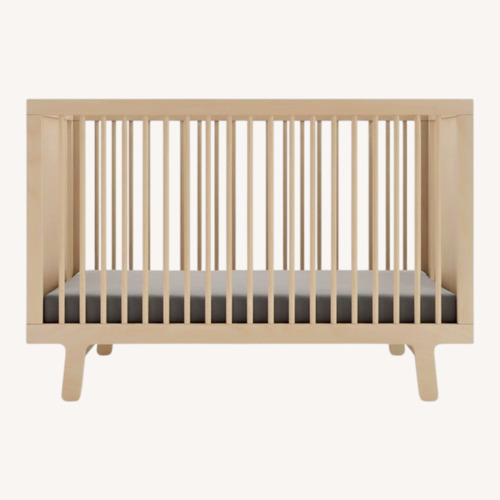 Used Oeuf Sparrow Crib + Toddler Bed Conversion Kit for sale on AptDeco