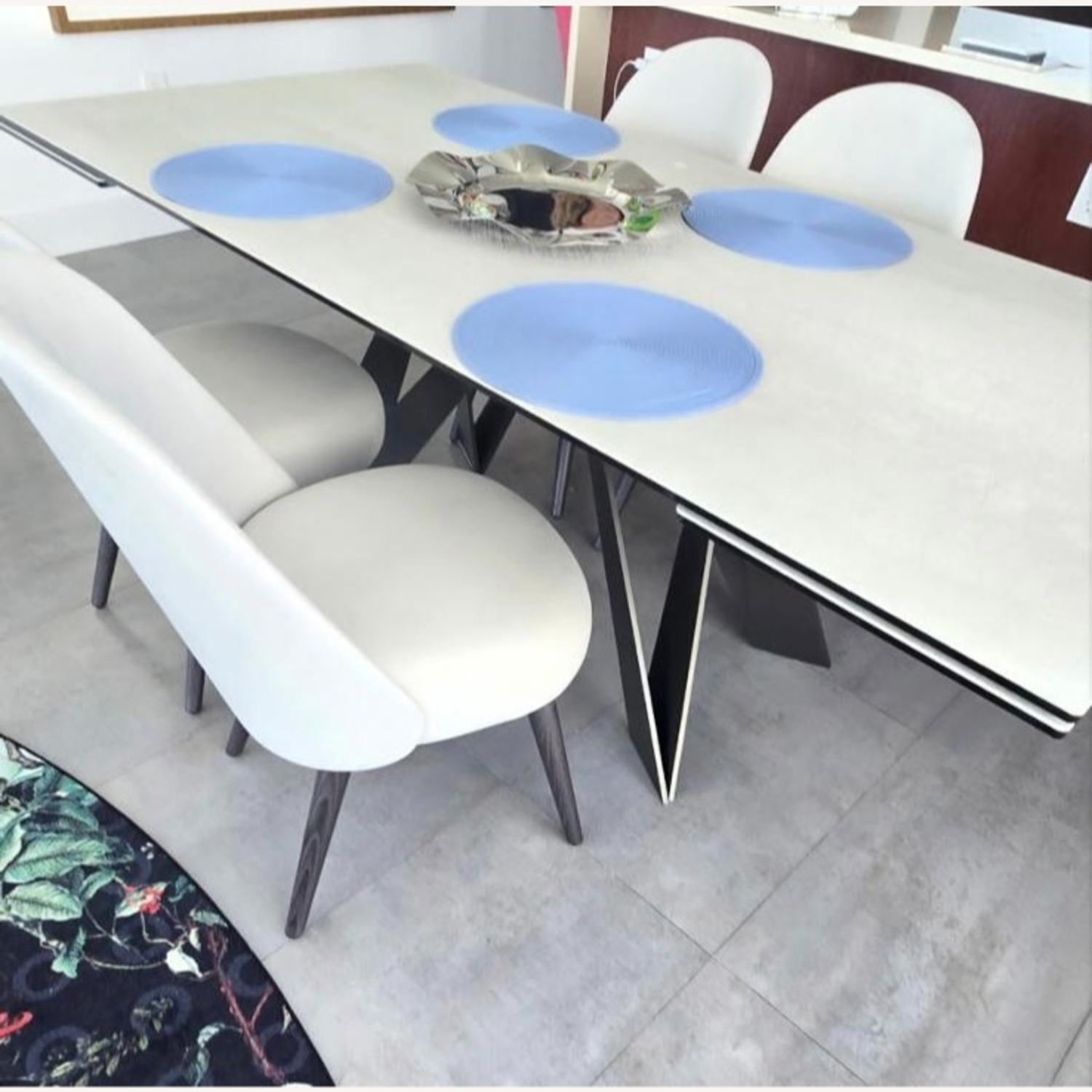 Roche Bobois Cigale White Dining Table - image-3