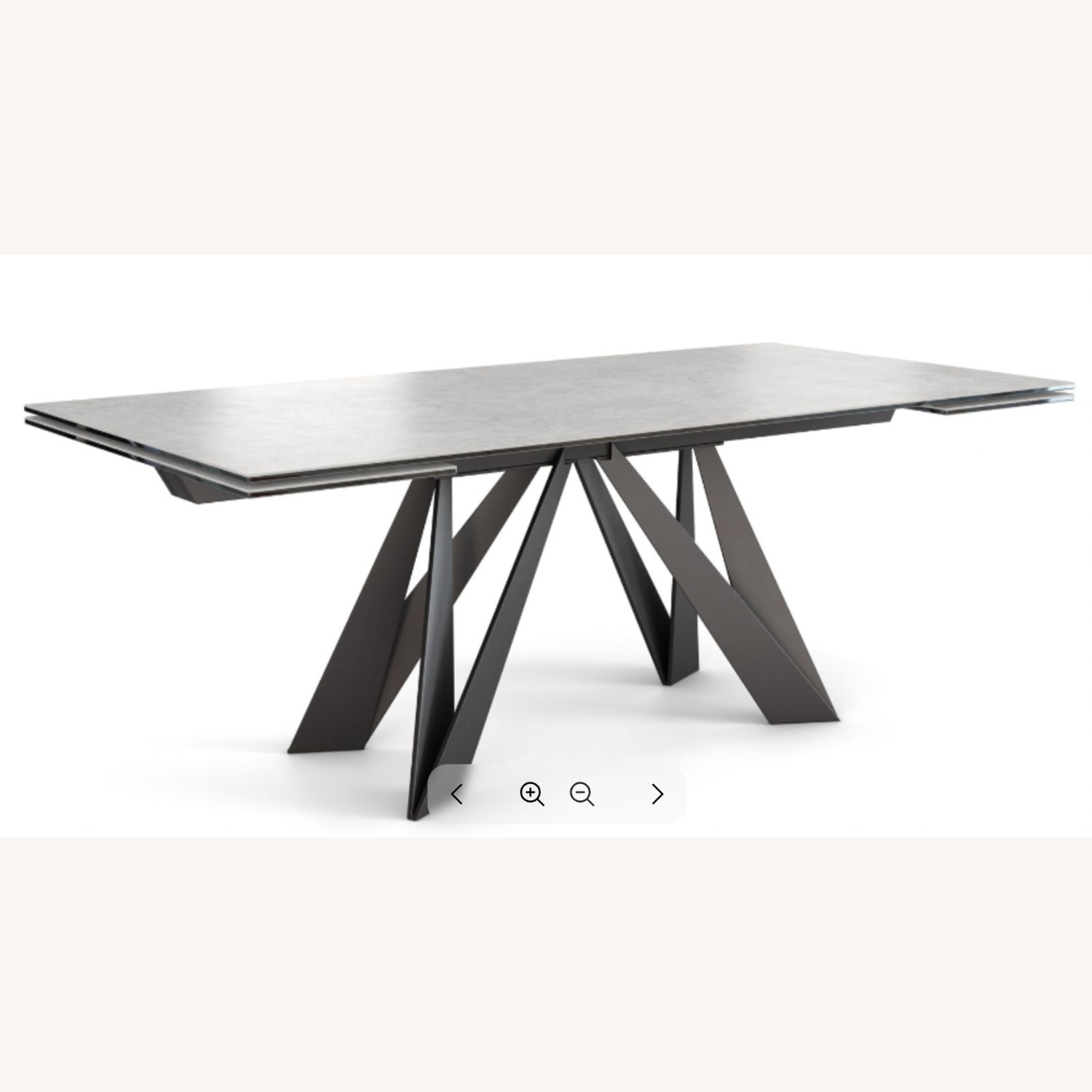 Roche Bobois Cigale White Dining Table - image-4