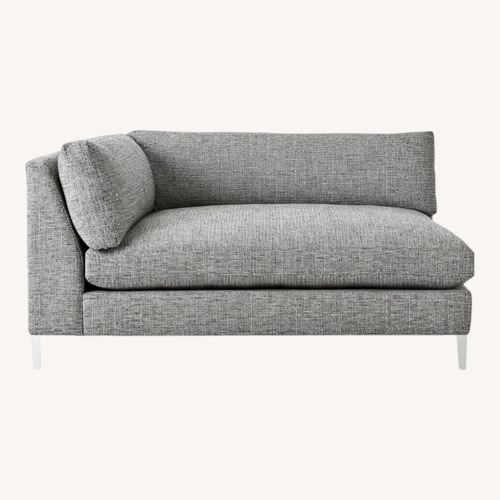 Used CB2 Decker Light Gray Fabric Chaise Lounge for sale on AptDeco