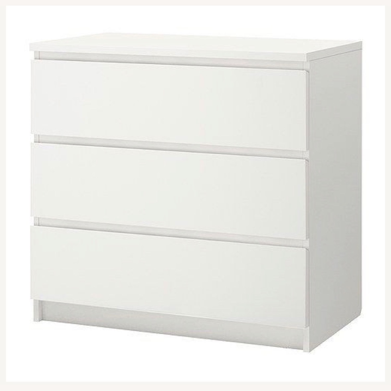 IKEA Malm White Wood Chest - image-1