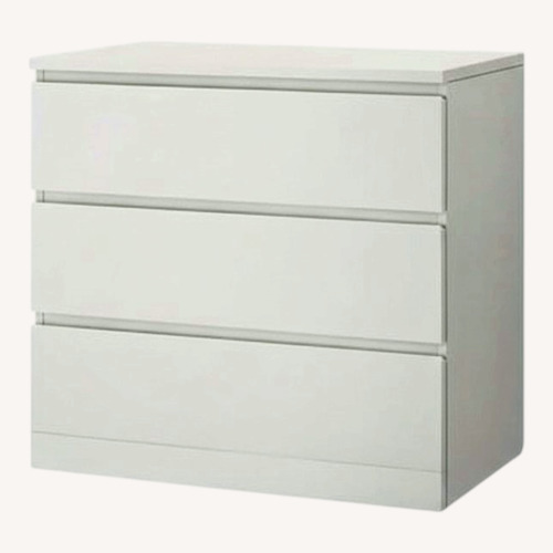 Used IKEA Malm White Wood Chest for sale on AptDeco