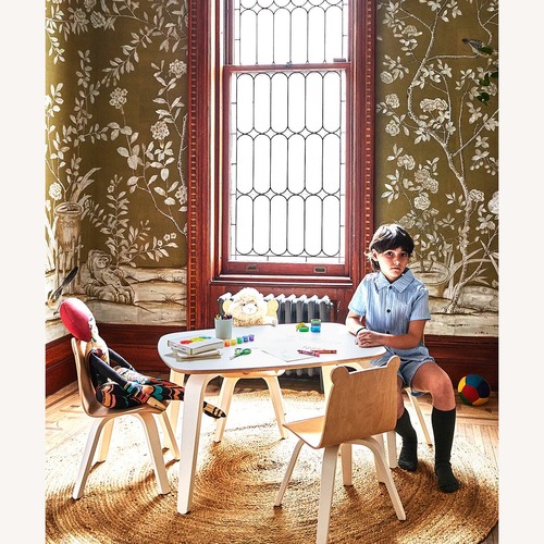 Used Oeuf Play Table + 2 Chairs for sale on AptDeco