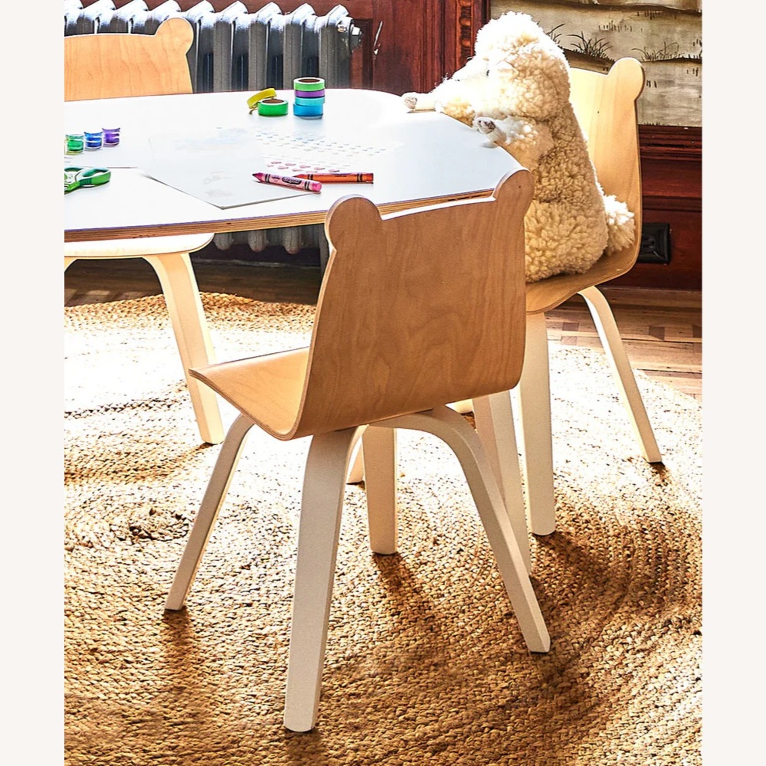 Oeuf Play Table + 2 Chairs - image-2