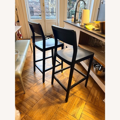 Used Black Wood Stools for sale on AptDeco