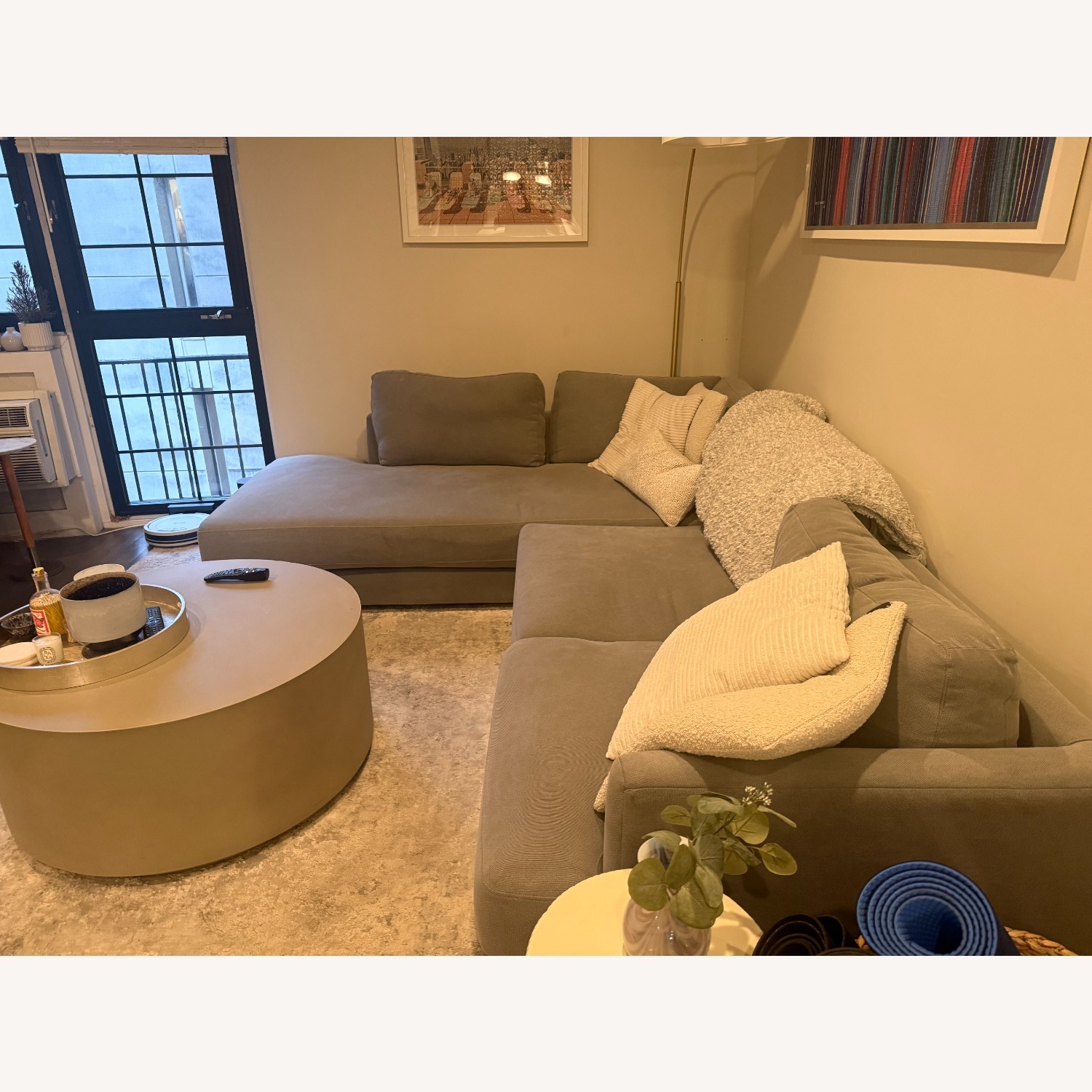 West Elm Haven 2-Piece Chaise Sectional 108" - image-3