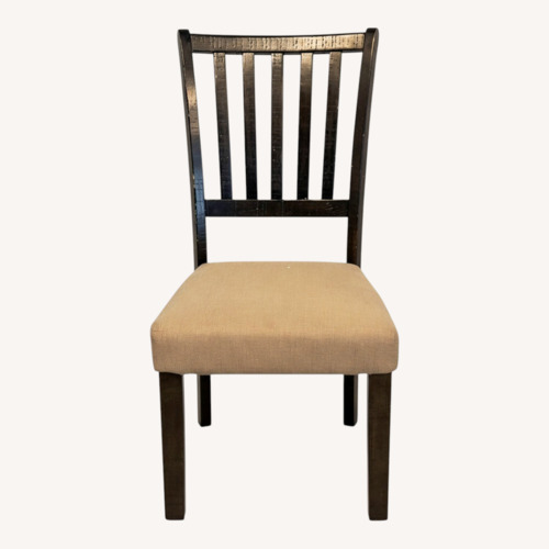 Used Raymour & Flanigan Light Gray Dining Chairs for sale on AptDeco