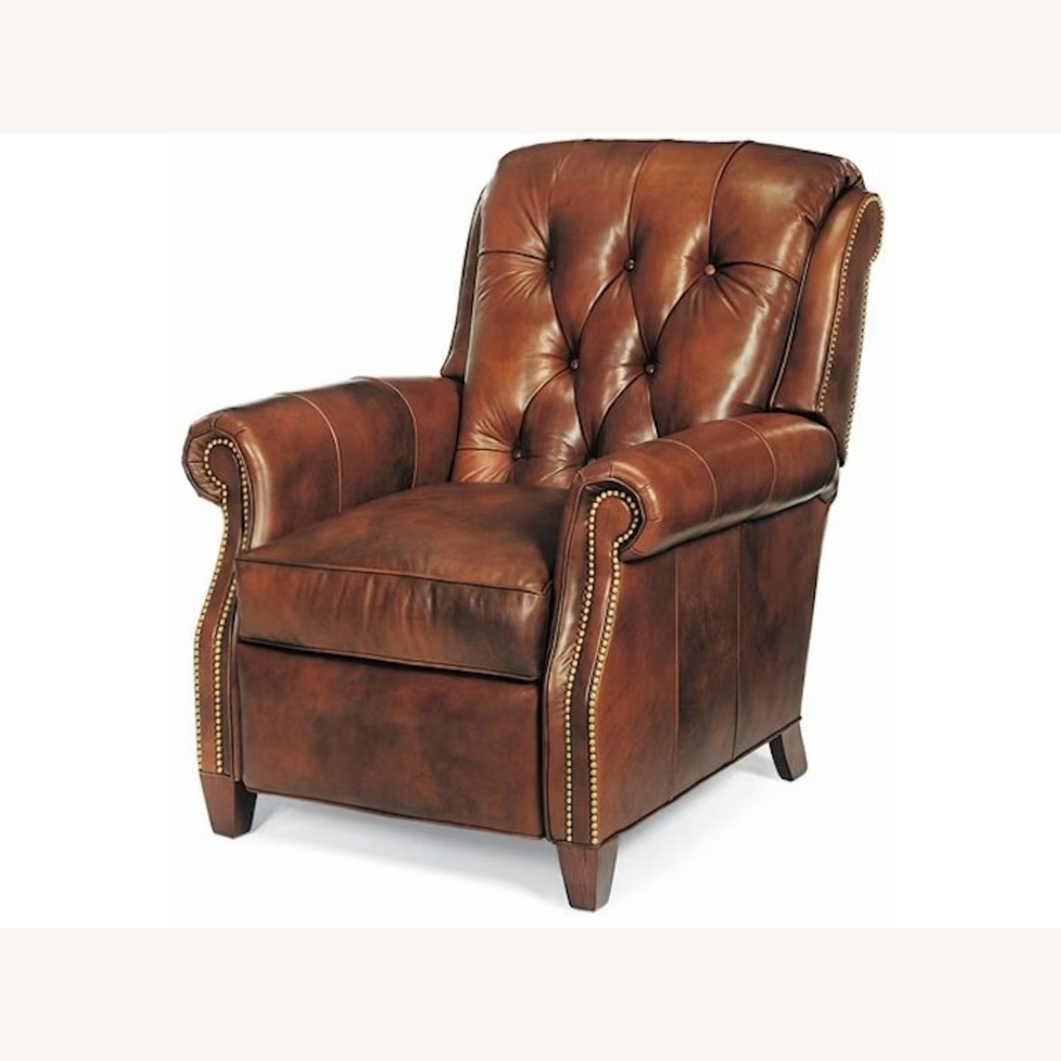 Hancock & Moore Miller Tufted Dark Brown Leather Recliner - image-10