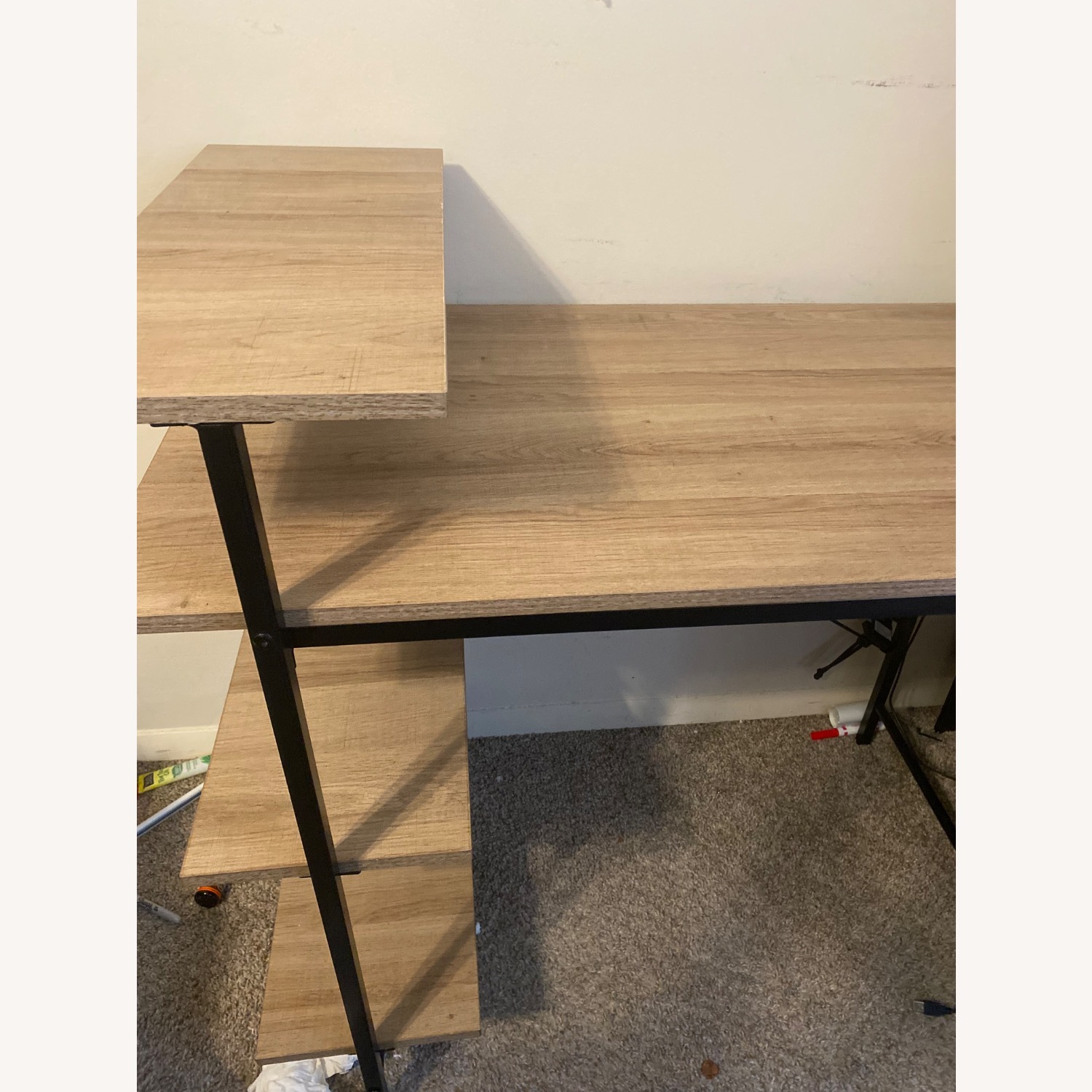 Dark Brown Leather Office Chairs - image-2