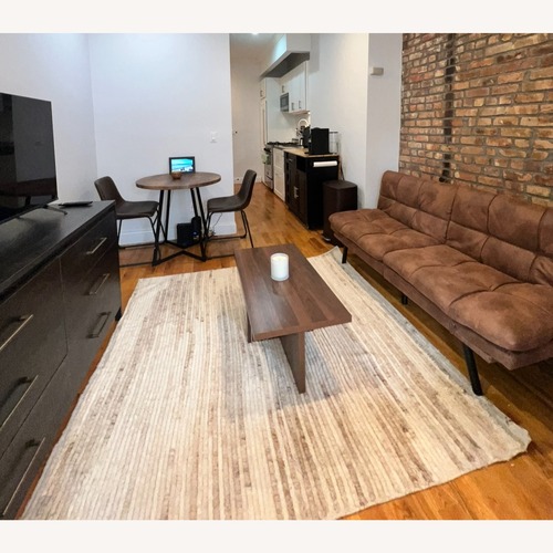 Used Safavieh Natural Wool Area Rug 6' x 6' for sale on AptDeco