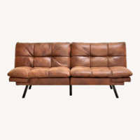 Wayfair Dark Brown Leather Sleeper Sofa
