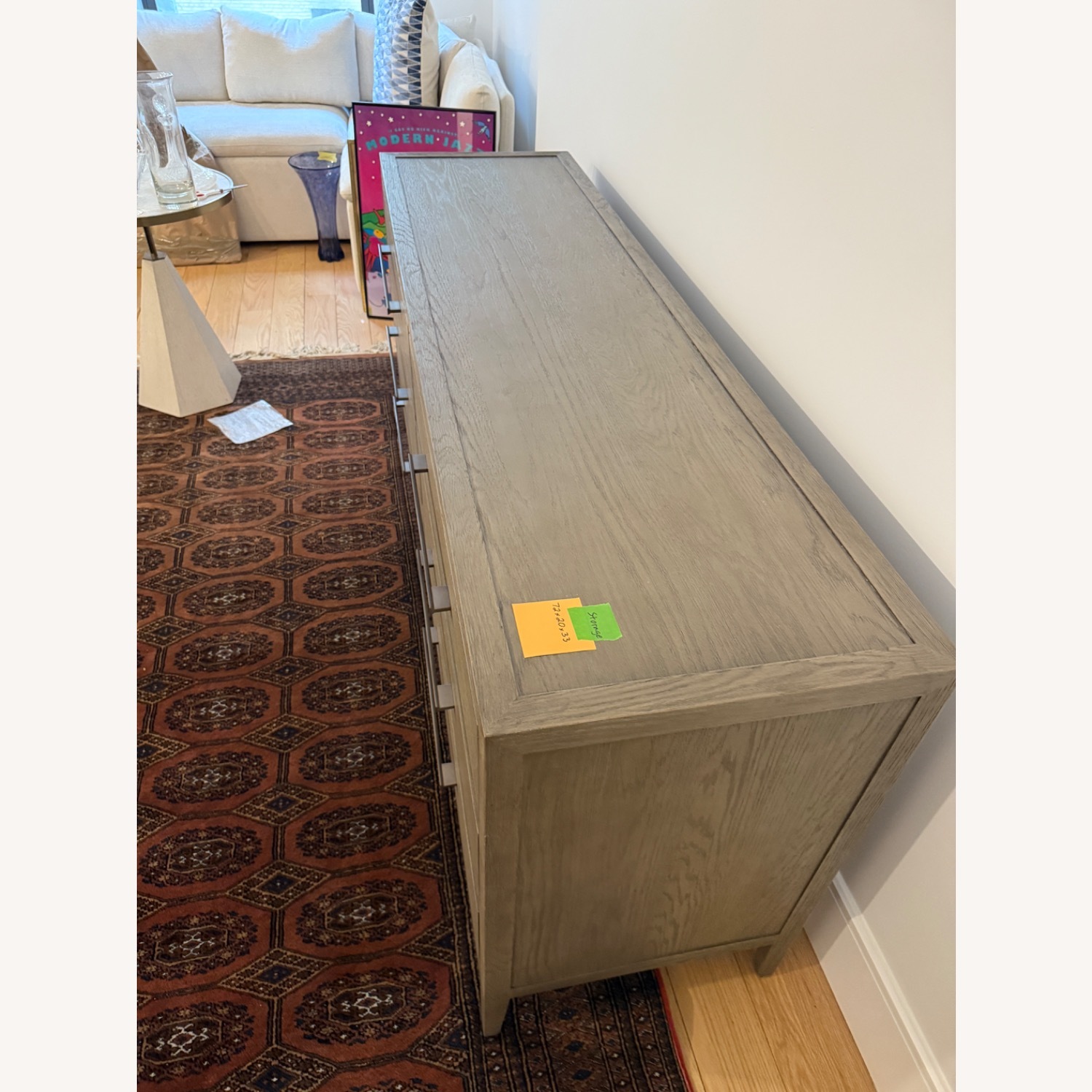 Restoration Hardware French Contemporary 6-Drawer Dresser - image-3